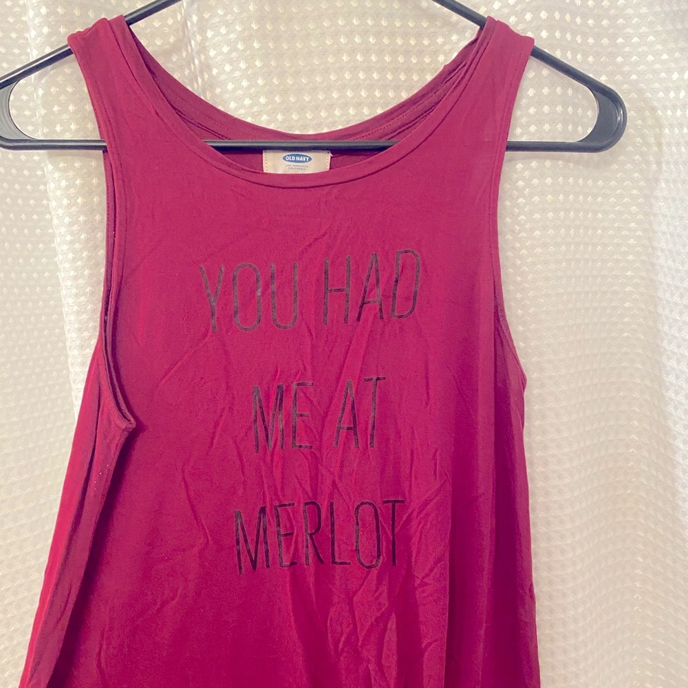 Old Navy Tank Top Merlot